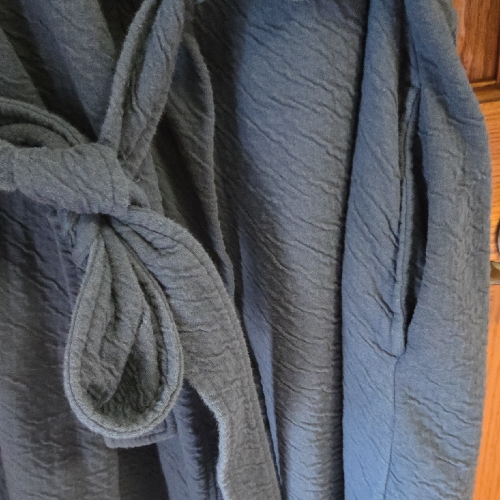Sonoma Navy Textured Robe - Picture 9 of 9
